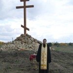 Освящение поклонного Креста в с. Березняки22 Сентябрь 2013