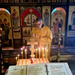 Литургия в храме Сошествия Святого Духа с. Синодское