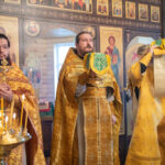 Литургия в храме Сошествия Святого Духа с. Синодское