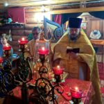 Литургия в храме прп. Сергия Радонежского с. Кошели